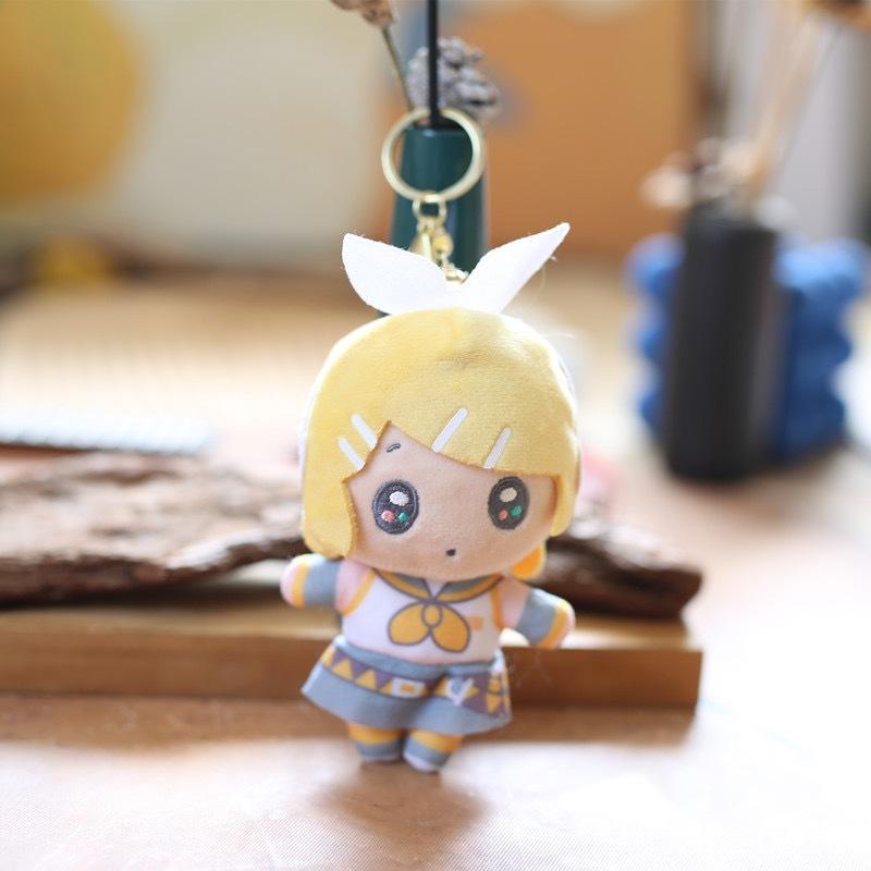 1 шт. Аниме Хатсуне Мику Плюшевая кукла Кагаминэ Рин Лен Мегуринэ Лука MEIKO KAITO Фигурки Коллекция Детская Игрушка