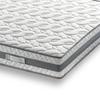 Matelas 70x190 Mémoire de Forme 62 Kg-m3 x 21 cm Ferme - 7 Zones de Confort - Noyau Aertech+ 35 Kg-m3 HR Haute Densité - Hypoalle