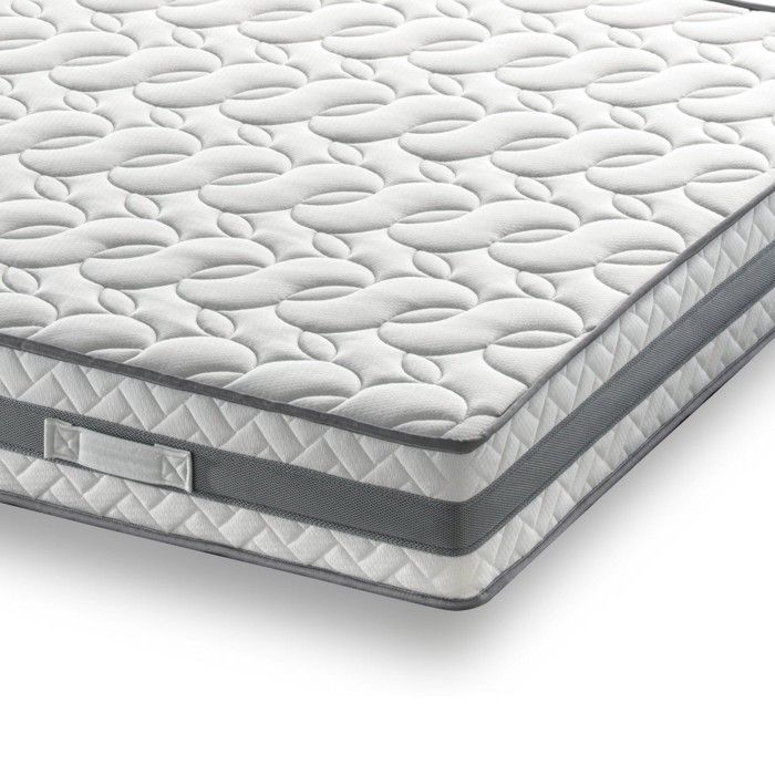 Matelas 70x190 Mémoire de Forme 62 Kg-m3 x 21 cm Ferme - 7 Zones de Confort - Noyau Aertech+ 35 Kg-m3 HR Haute Densité - Hypoalle