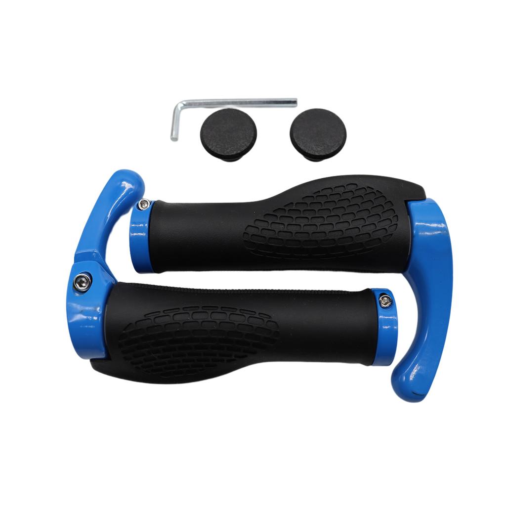 BOLANY Bike Rubber Handle Grips Anti-skid Shockproof Wear-resistant Handlebar Sleeves Replacement Parts