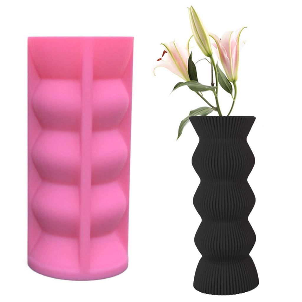 Vase Resin Molds Vase Candle Molds for Making Candle Soap Room Decorations, DIY Craft