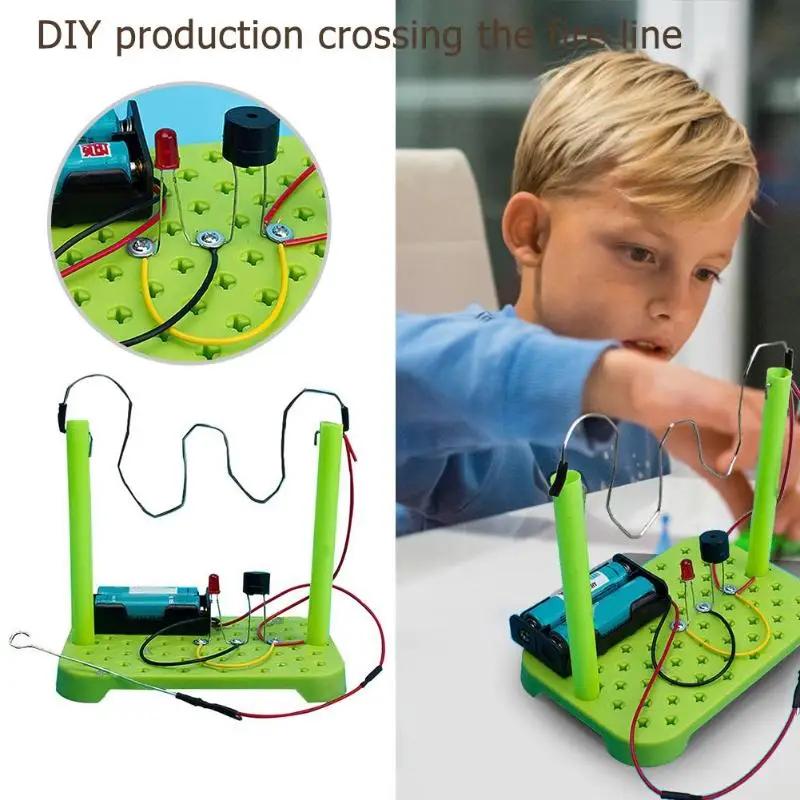 DIY физические научные эксперименты комплект схем ABS электронные компоненты детские обучающие ручные игрушки случайный цвет