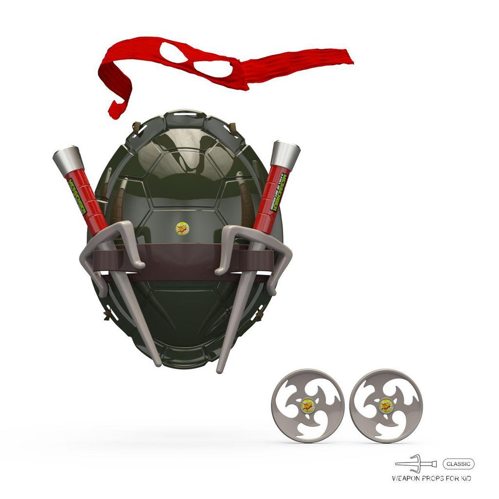 Teenage Mutant Ninja Turtles Movie-Style Turtle Shell & Weapon Set with Eye Mask