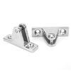 2pcs Bimini Top 90 Degrees  Deck Hinge 316 Stainless Steel Heavy Duty Marine Boat Deck Hinge Mount