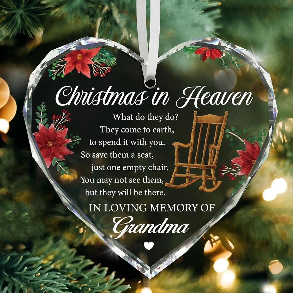Thank You Gifts for Women Men, It Takes a Village Glass Ornament, Xmas Gifts for Boss Daycare Provider Teacher Babysitter Friends Boss - DP02