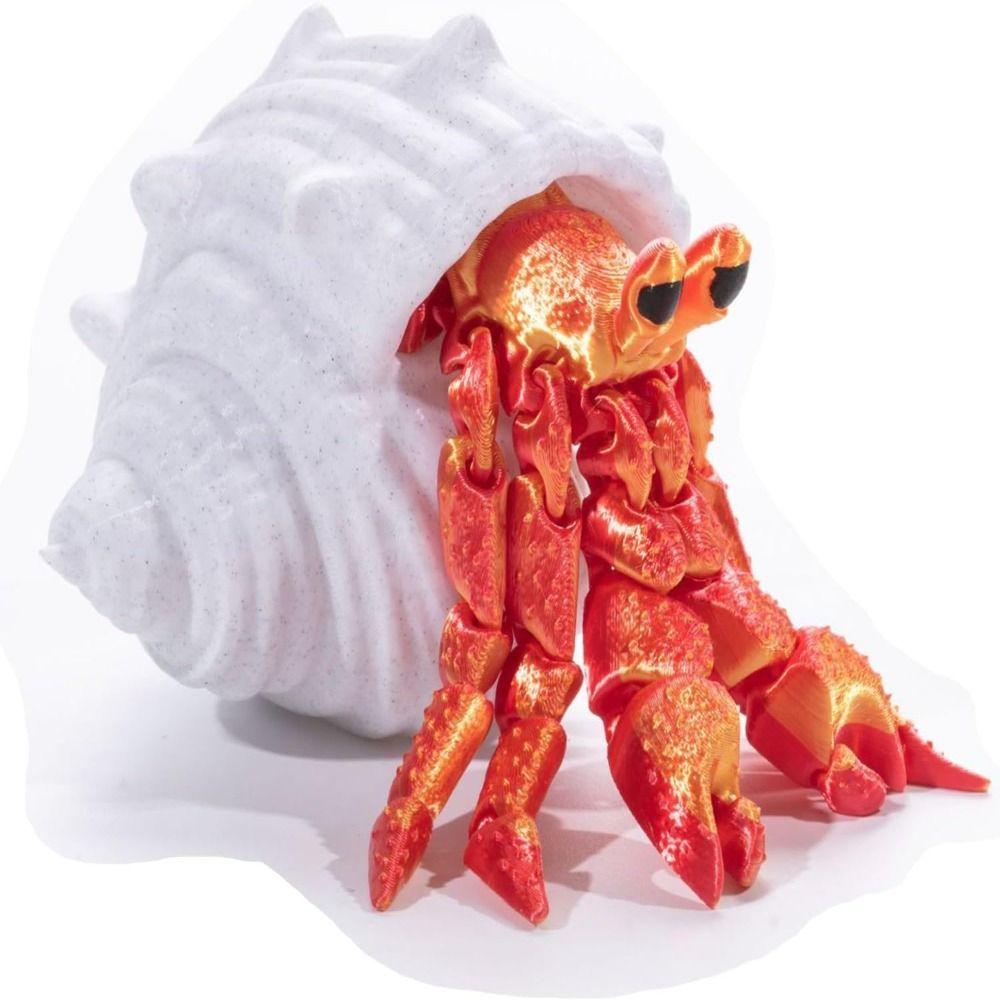 Articulated Crab Finger Toys Stress Relieving Desk Toy New Hermit Crab Toys Home Office Decor