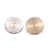 Desktop Gyro Flowing Spiral Stainless Titanium Precision Metal Smooth Perfect Metal Decompression Desktop Gyroscope Toy Toy, Coin, Brass, Steel,