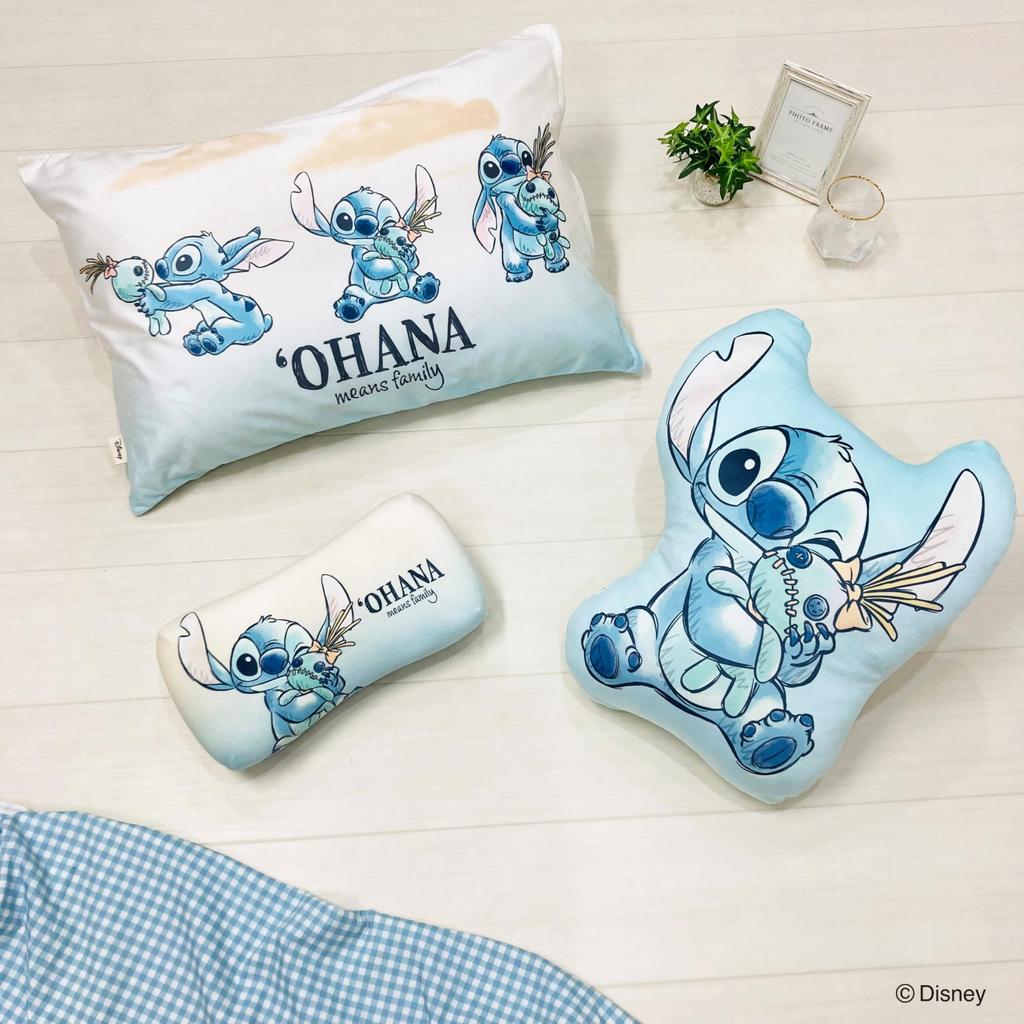 MORIPiLO Наволочка Disney Стич 43x63см На молнии Микрофибра Синяя