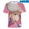 Fate Stay Night Tshirt Men/Women T Shirt Harajuku Fashion Style Anime 3D Print Fate Stay Night Men's T-shirt Cool Tops
