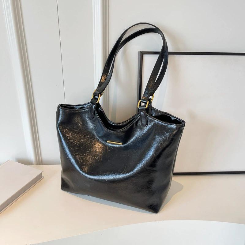 Дизайнерские наплечные сумки для женщин Большая вместительная сумка-тоут Зимняя винтажная однотонная на молнии Дорожная ретро-сумка кошелек CLE