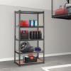 Storage Shelving Unit, 5-Tier Adjustable, 2000 lbs Capacity, Heavy Duty Garage Shelves Metal Organizer Utility Rack, Black, 36" L x 18" W x 72" H for