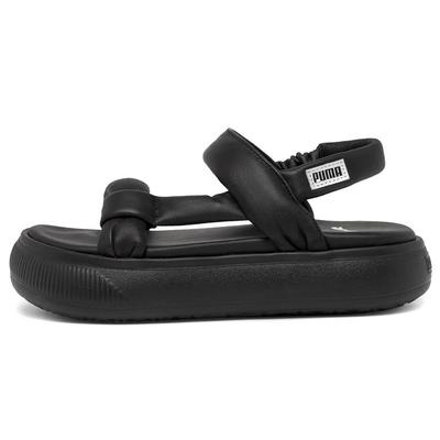 Замшевые сандалии Mayu Summer на платформе Черные женские кроссовки Белые 383379-02