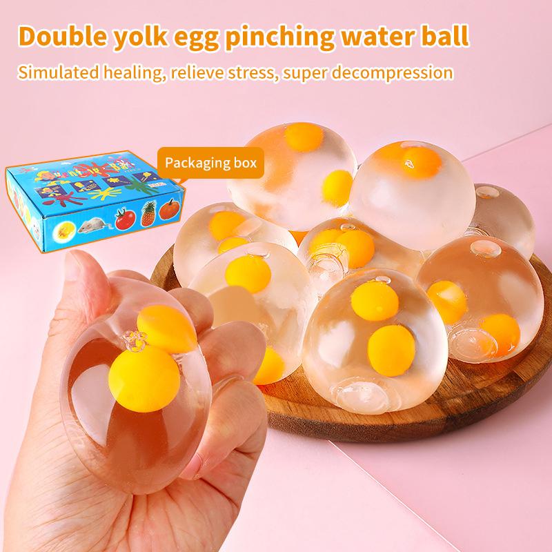 Tricky Decompression 3D Egg Pinch Ball Силиконовый Push Its Bubble Антистрессовые игрушки
