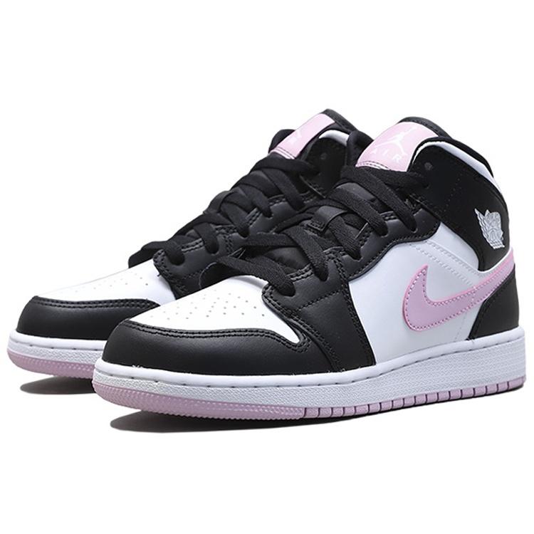 (GS) Air Jordan 1 Mid 'White Light Arctic Pink' Детские 555112-103