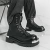 Мужские ботинки на толстой подошве Дизайнерские Модные Новый стиль Вечеринка Бизнес Офис Улица Прогулка Осень и зима 38-46