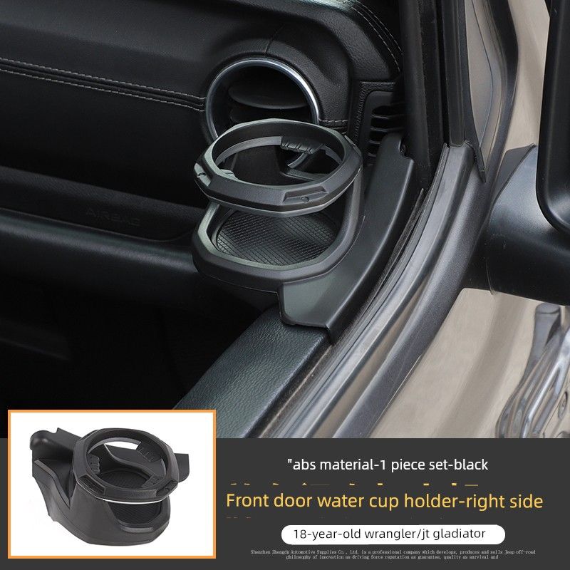 18 Models Wrangler Restoration Metal Walkie-Talkie JL Wrangler Multifunctional Water Cup Bracket Car Phone Holder