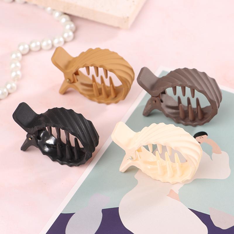 1 шт., круглая шпилька с высоким хвостом, фиксированный коготь, круглая шпилька для волос, женская заколка для волос в форме акулы