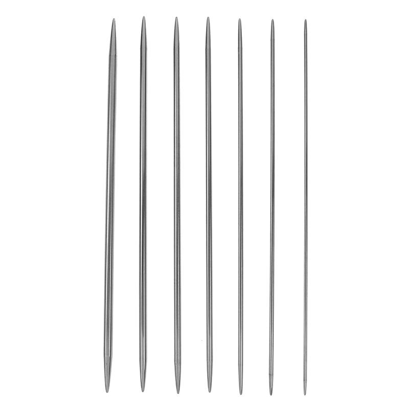 35Pcs 20Cm Straight Knitting Needles Stainless Steel Diy Crochet Hooks Tool