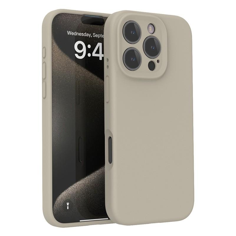 Liquid Silicone Phone Case IPhone 16 Series Full Coverage Camera Protection Shockproof Slim Fit