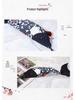 Creative Koi Fish Pen Bag - High-Value Japanese Fabric Stationery Holder, Forest Style