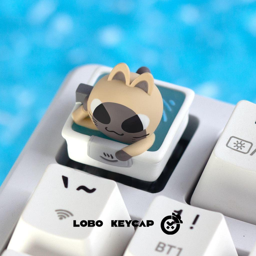 Siam Li Pu Cute Translucent Resin ESC Keycap - Creative Personalized Mechanical Keyboard Gift