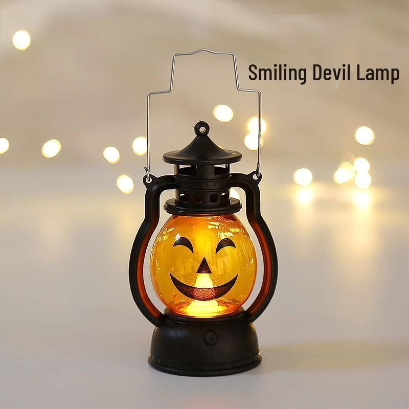 Retro LED Kerosene Lamp Candle Light - Handheld Holiday Decoration and Creative Atmosphere Ornament.