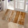 1pc Beautiful Wood Bathroom Absorbent Mats Anti-Slip Mats Home Decor Supplies Carpets Home Kitchen Floor Mats