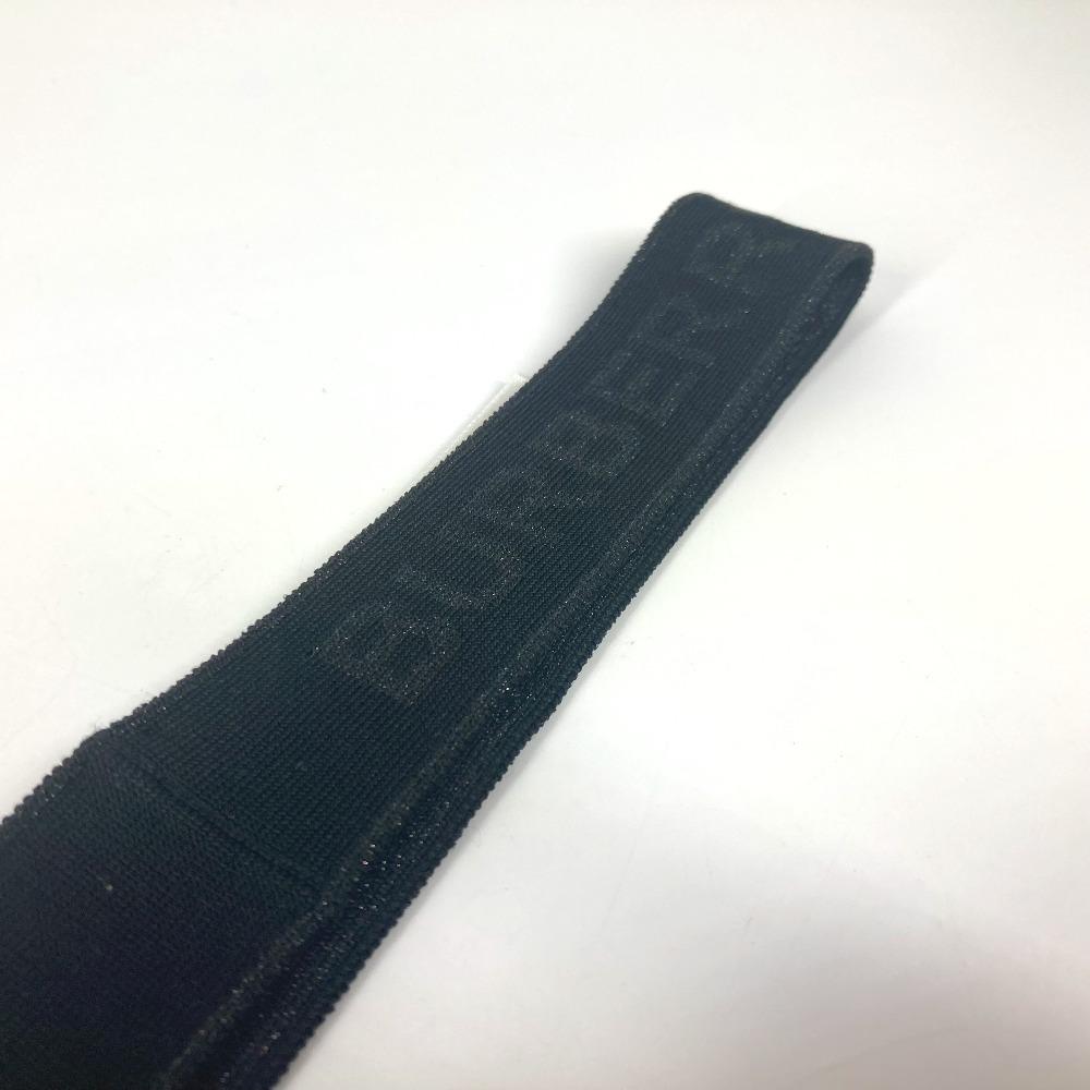 BURBERRY Logo Glitter Hair Accessories head band hair band Nylon Black
