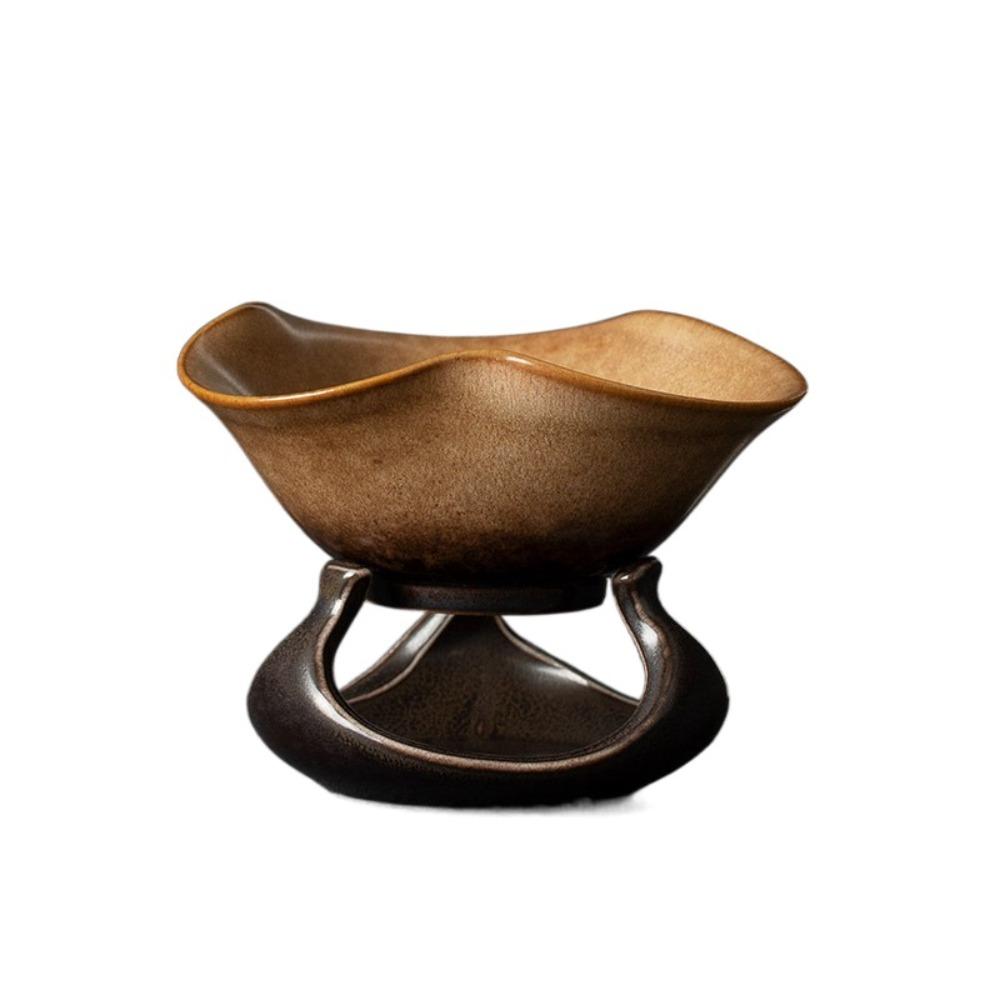 Керамические фильтры для чая, обожженные в печи, ретро-сепараторы для чая, принадлежности для напитков, фильтр для чайных листьев, Главная