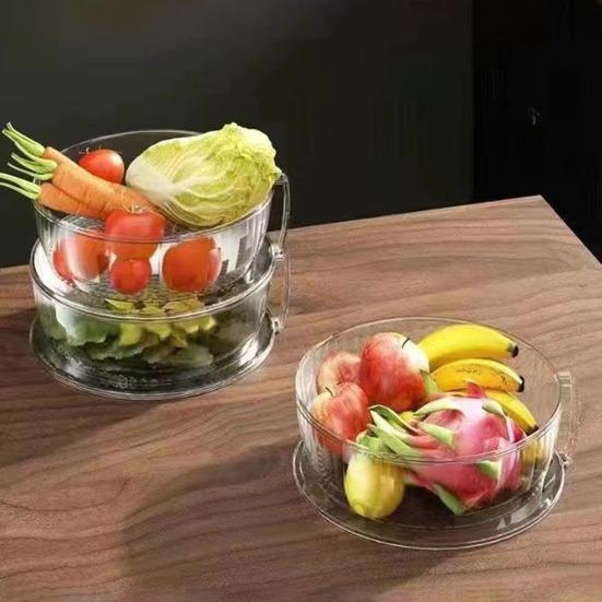 Прозрачная пластиковая крышка для еды с ручкой, универсальная купольная крышка для кастрюль, сковородок, посуды, пылезащитная, штабелируемая, многоцелевой кухонный аксессуар для дома, шведского стола