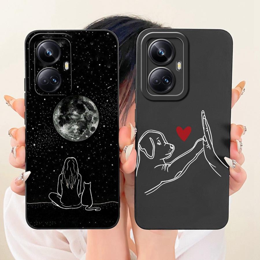 Чехол для Realme 10 Pro 10Pro+ Чехол Мультяшный Кролик Силиконовый Мягкий Задний Чехол Для Realme10 Pro Plus Чехол для Телефона Защитный Корпус