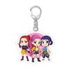 Периферийный акриловый брелок для ключей в стиле корейского аниме от Netflix