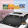 Чехол на лобовое стекло автомобиля Защита от снега Защита от мороза Солнцезащитный козырек Магнитный Водонепроницаемый Морозостойкий Снегозащитный УФ Пылезащитный Летний Солнцезащитный козырек Подходит для большинства седанов, минивэнов, внедорожников