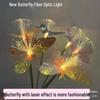 Уличный солнечный светодиодный оптоволоконный светильник-бабочка для сада