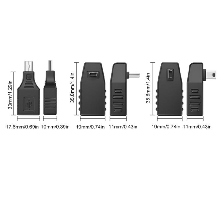 Многофункциональный USB 5Pin B 5 Pin Папа к USB A Мама OTG Адаптер для Различных Гаджетов