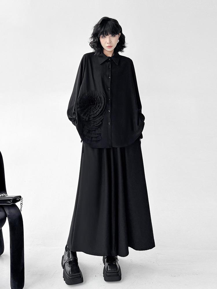 Xitao Side Split Bandage Three-dimensional Pant Set GYX1527