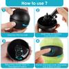 Dog Automatic Rolling Ball Toy Cat Interactive Ball Pet Stress Relief Chew Kicker Toy with 4 Ball Cover Home Indoor Toys