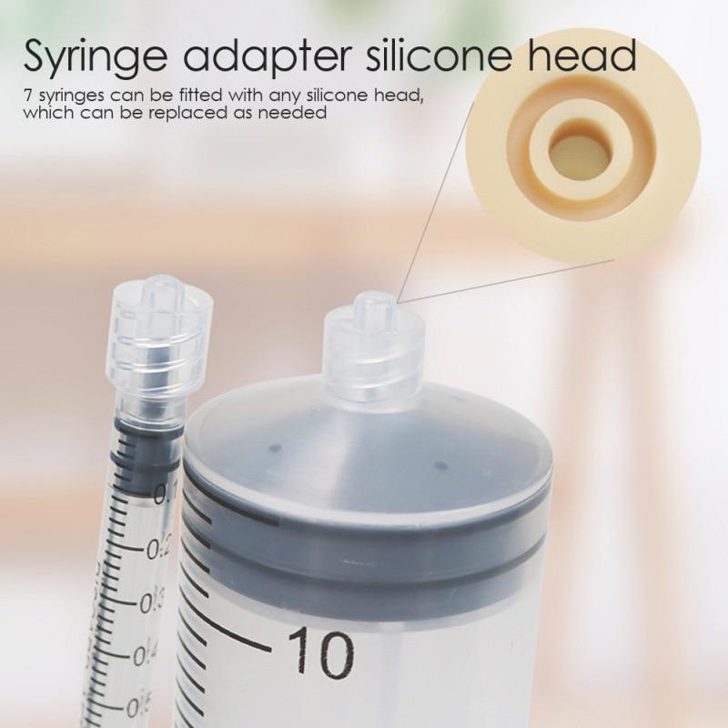 2PCS Clear Baby/Pet Oral Syringe for Milk Medicine Nursing Newborn Pet Feeding Tool for Kitten Puppy Milk Syringe Dog Cat Puppy Feeder Kit