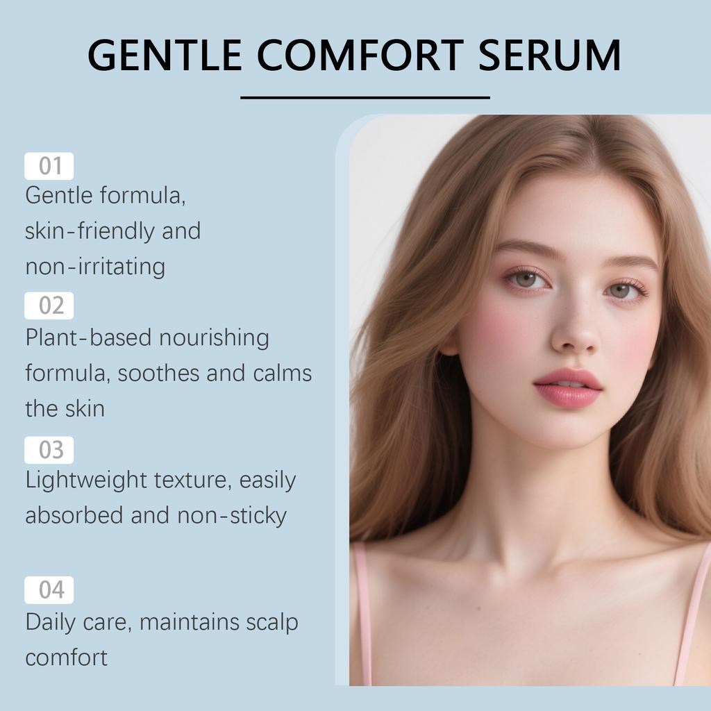 Daily Scalp & Skin Nourishing Serum Lightweight Comfort Care Skin-Friendly Thin Texture Moisturizing Essence
