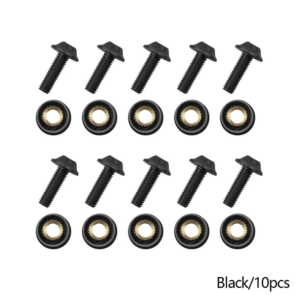10 шт. M5x16 мм мотоциклетные болты для лобового стекла, винты, гайки, крепеж для Honda Suzuki Yamaha Kawasaki