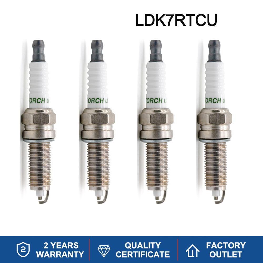 2-8 шт. Свечи зажигания TORCH LDK7RTCU с U-образной канавкой Замена для свечей 1643/LKR7E 90724/LKR7D-DE 5847/LKR7B-9 BERU Z308