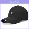 Label R Leather Mens Baseball Cap Quick Dry Sun Protect Fashion Outdoor Casual