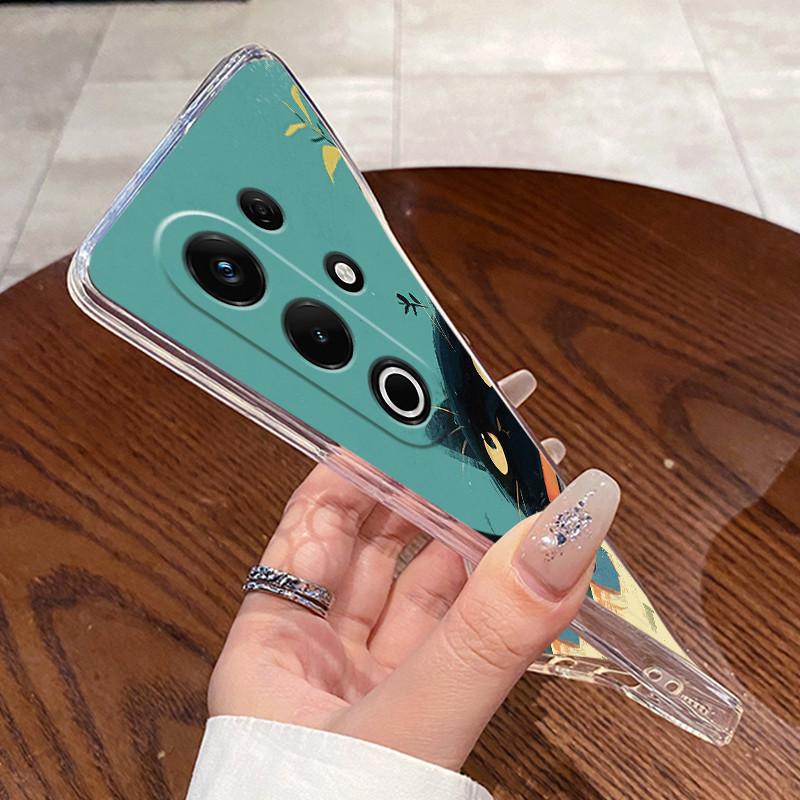 For Itel S25 Ultra (S686LN) Case ITEL S25 (S685LN) Cases Clear Silicone Coque Soft TPU Back Cover Cute Rabbit Cat Phone Case