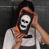 Vocal Halloween Skeleton Prop Battery-operated LED Glowing Eyes Talking Ghost Bell  Secret Room
