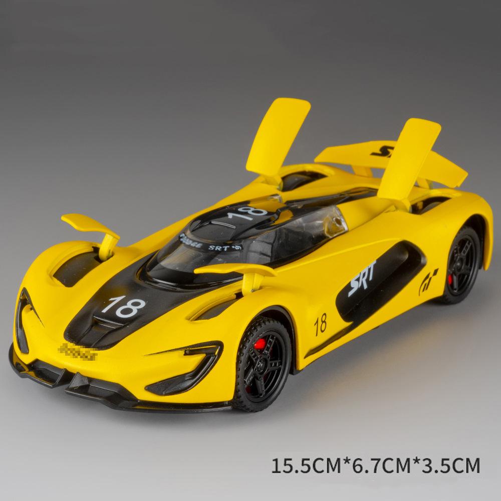 1:32 SRT Tomahawk XVGT Зарядное устройство Литой металлический модельный ряд Игрушечные машинки Двери открываются Звук Свет Оттянуть Назад Транспортные средства Подарки на день рождения друга