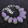 Purpurite Gemstone Necklace Handmade Jewelry 925 Sterling Silver Necklace Adjustable Chain Necklace Antique Vintage Necklace Gifts For Women