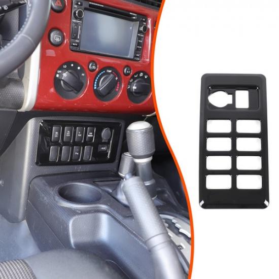 Glossy Black Driving Assistance Trim Cover For Toyota FJ Cruiser 2007-