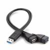 Универсальный USB 3.0 2.0 Male To Dual USB 3.0 Female Jack Splitter 2 Port USB Hub Data Cable Adapter Cord For Laptop Computer