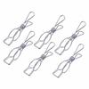 Shimomura Kihan Clothespins, Pole Pinch, Large, Stainless Steel, for Indoor Drying, Laundry Drying, 30899