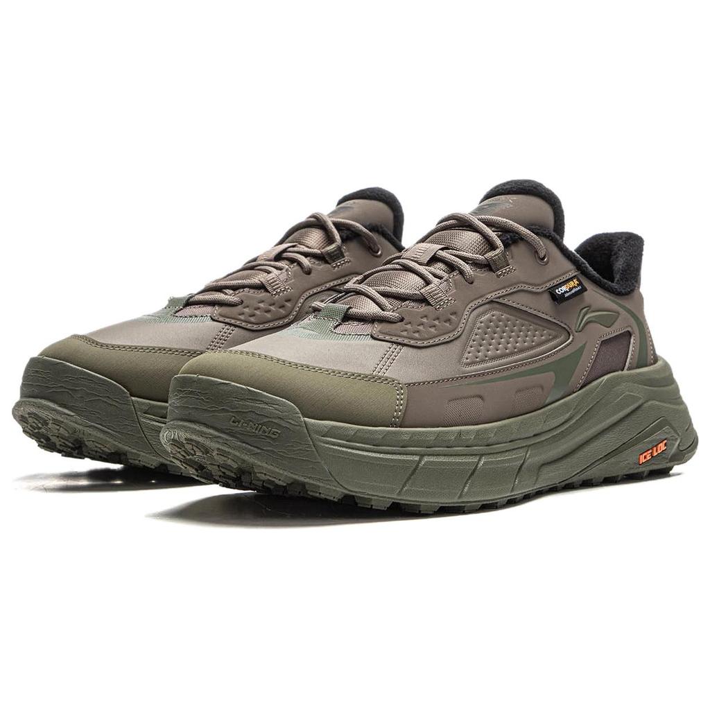Li Ning Xingtu 2 LOW Амортизация Скользкая Устойчивая к истиранию Термовозврат Низкие Повседневная Обувь Унисекс Зеленый AGLV171-2